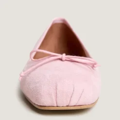 Ballerines à bouts carrés et lacets