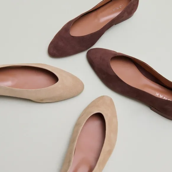 Ballerines à bouts pointus