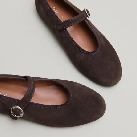 Ballerines à brides et boucles ajustantes
