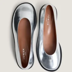Ballerines à petits talons et bouts ronds