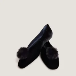 Ballerines à pompons