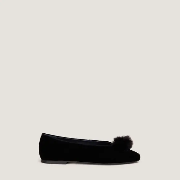 Ballerines à pompons