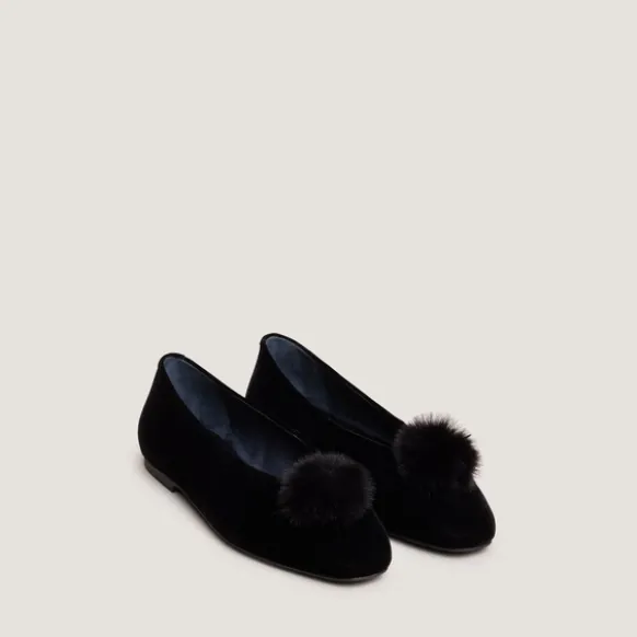 Ballerines à pompons