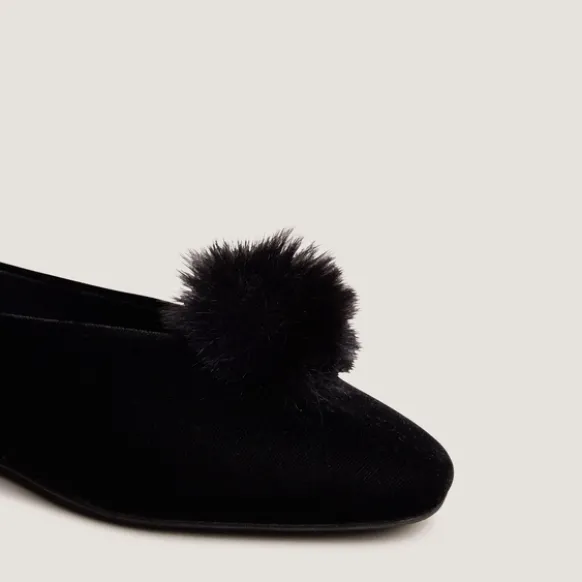 Ballerines à pompons