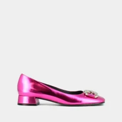 Ballerines à talons plats et mors