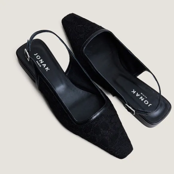 Ballerines slingbacks à bouts pointus