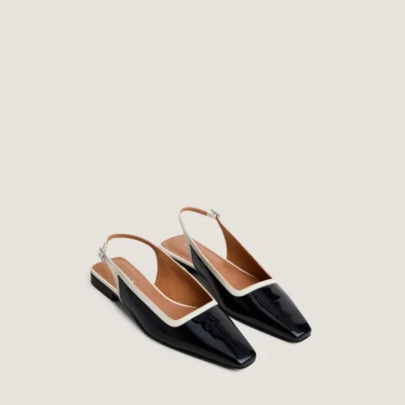 Ballerines slingbacks à bouts pointus