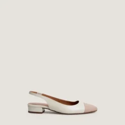Ballerines slingbacks à petits talons