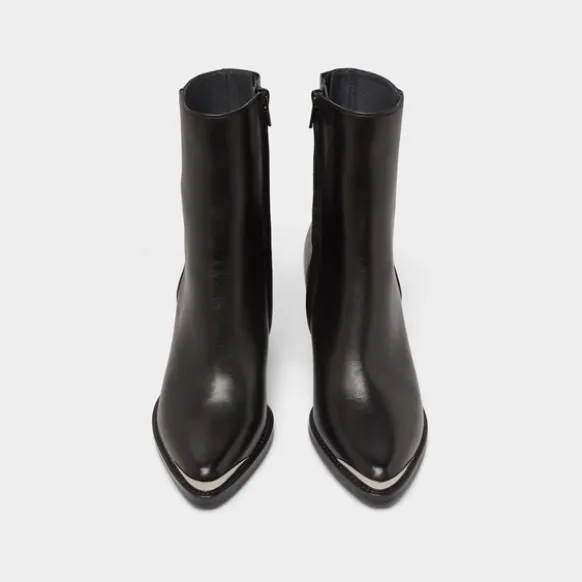 Boots à bouts argentés