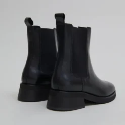 Boots à bouts arrondis et élastiques
