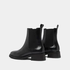 Boots à bouts arrondis et élastiques
