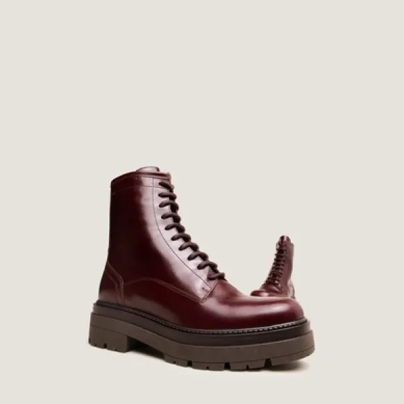 Boots à lacets