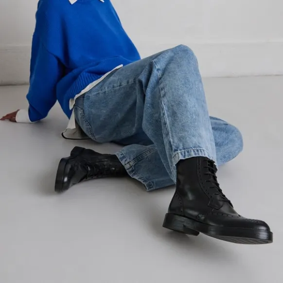 Boots à lacets
