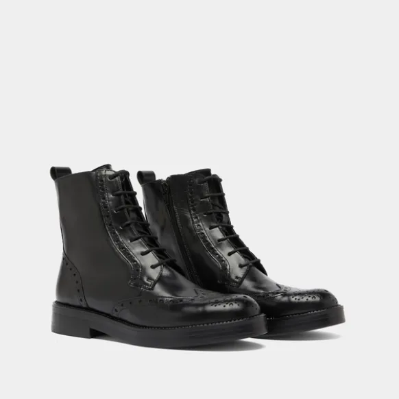 Boots à lacets
