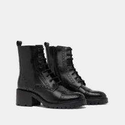 Boots à lacets et à talons