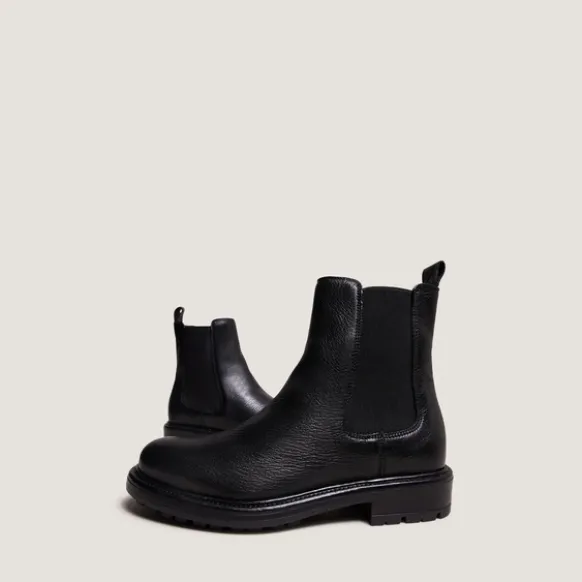 Boots à élastiques et semelles crantées
