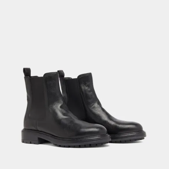 Boots à élastiques et semelles crantées