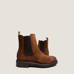 Boots à élastiques et semelles crantées