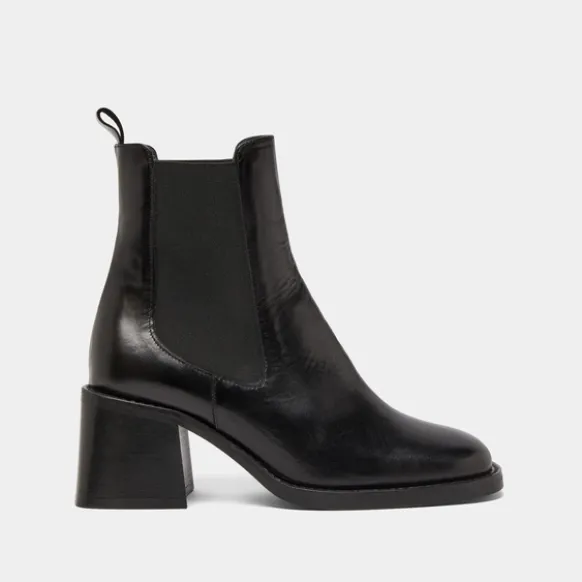 Boots à élastiques et talons épais