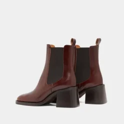 Boots à élastiques et talons épais