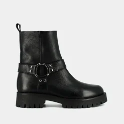 Boots à sangles et semelles crantées