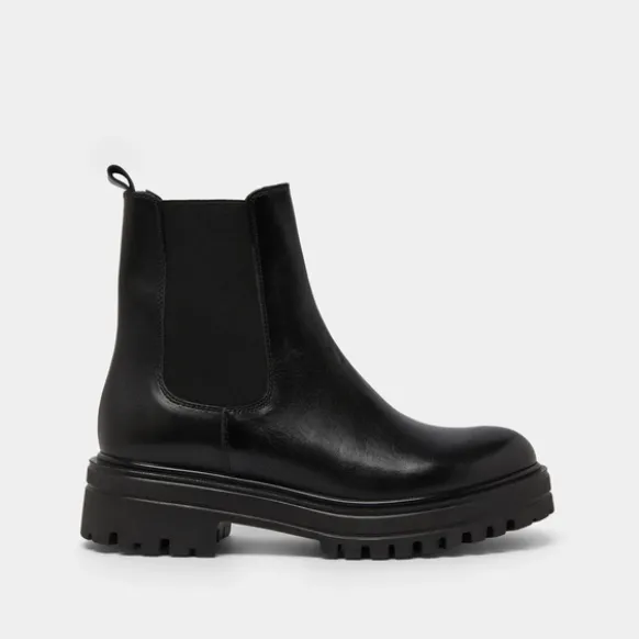 Boots à semelles crantées et élastiques