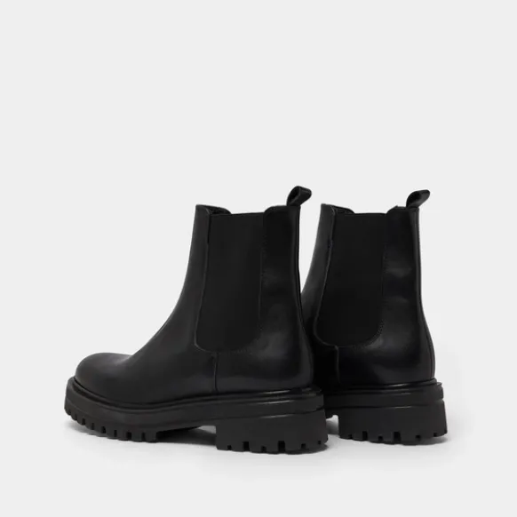 Boots à semelles crantées et élastiques