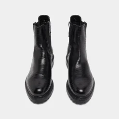 Boots à semelles crantées et élastiques