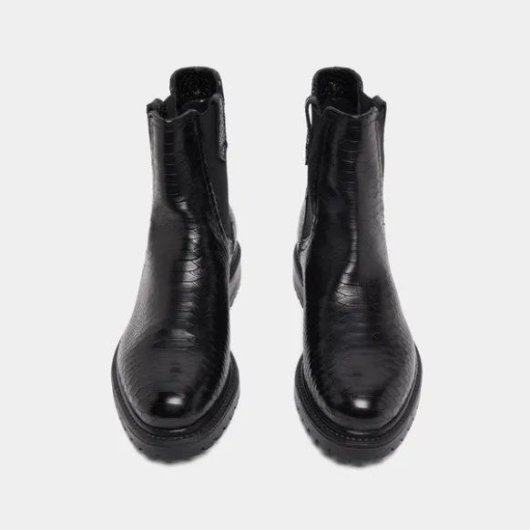 Boots à semelles crantées et élastiques