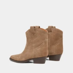 Boots à talons biseautés