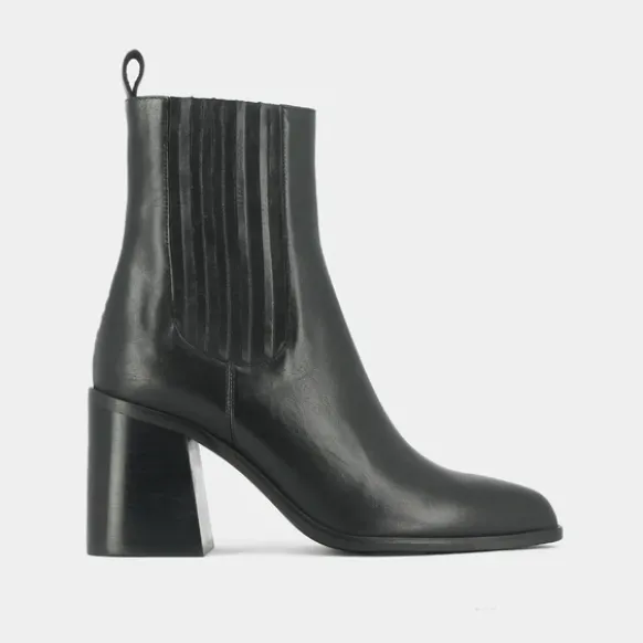Boots à talons et à fronces