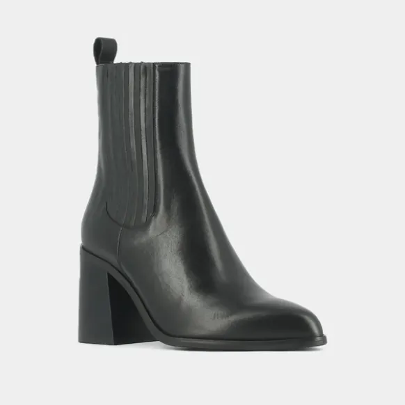 Boots à talons et à fronces