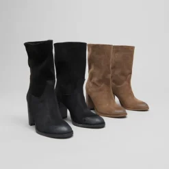 Boots à talons et bouts ovales
