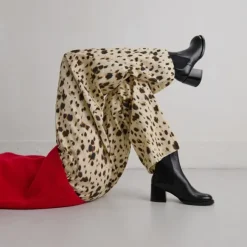 Boots à talons et élastiques
