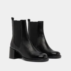 Boots à talons et élastiques