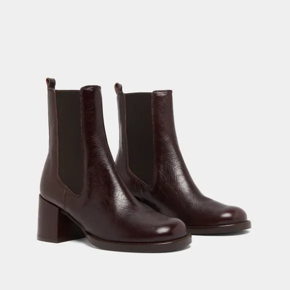 Boots à talons et élastiques