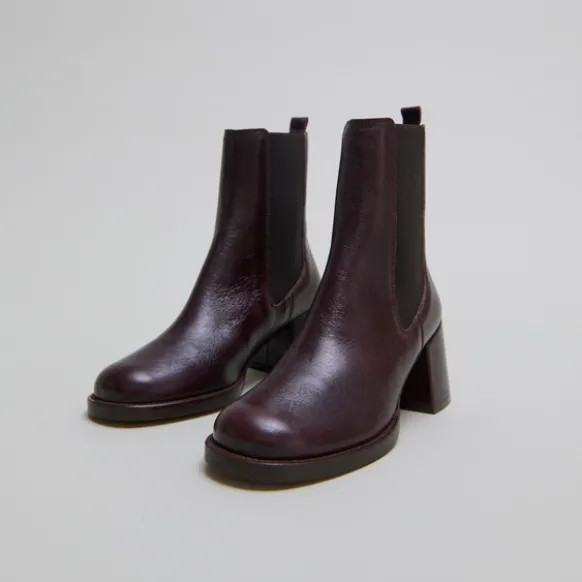 Boots à talons et élastiques