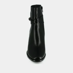 Boots à talons haut et charms dorés