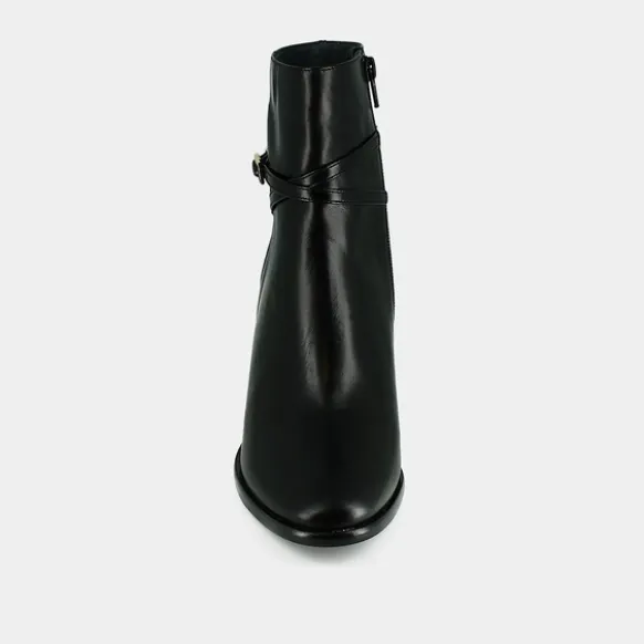 Boots à talons haut et charms dorés