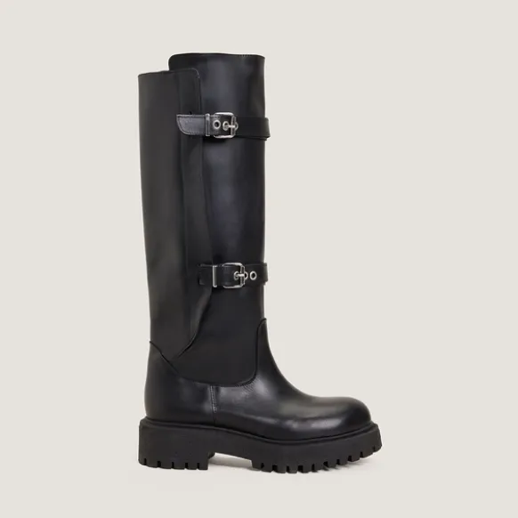 Bottes à boucles ajustables