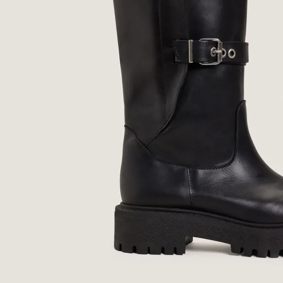 Bottes à boucles ajustables