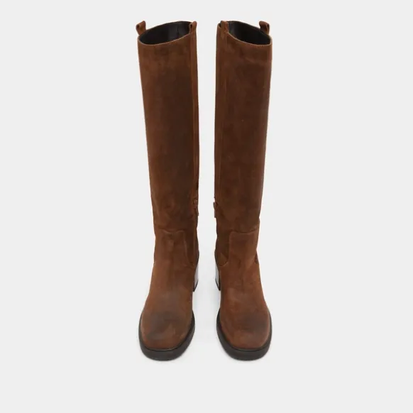Bottes à bouts carrés et élastiques