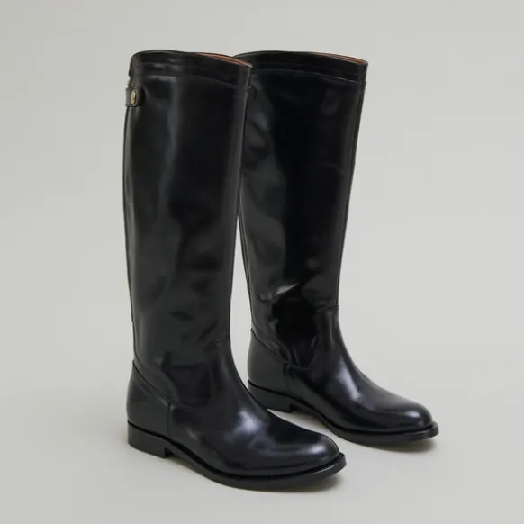 Bottes à fermetures éclairs arrières
