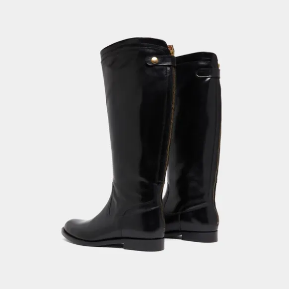 Bottes à fermetures éclairs arrières