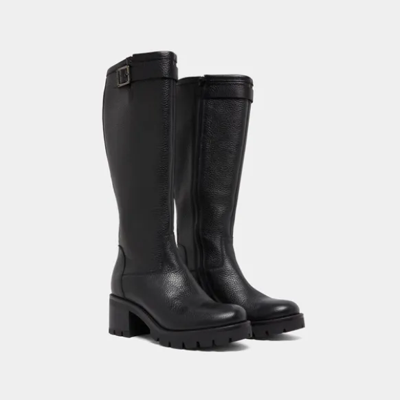 Bottes à semelles crantées et boucles