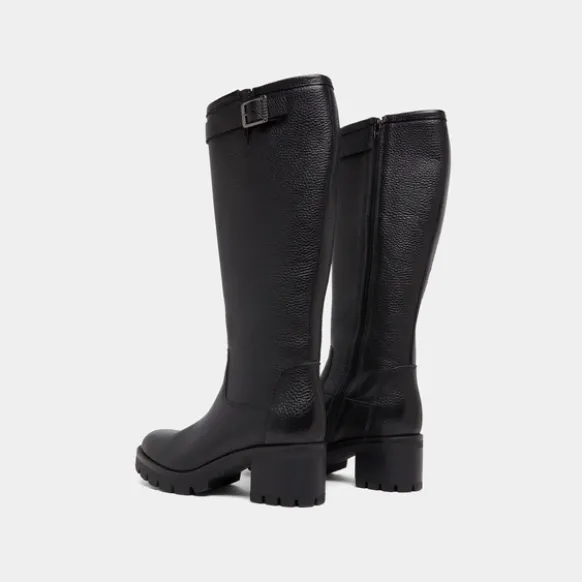 Bottes à semelles crantées et boucles