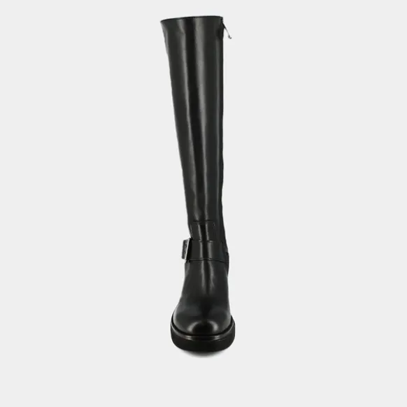 Bottes à semelles épaisses et boucles la...
