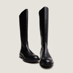 Bottes à talons crantés