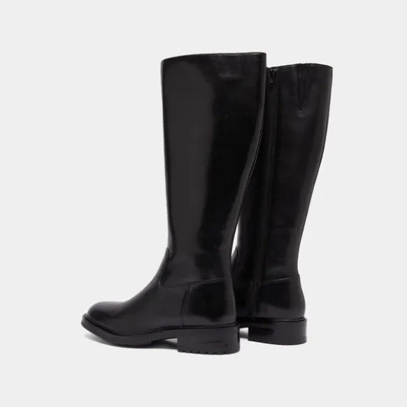 Bottes à talons crantés