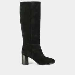 Bottes à talons et bouts ronds